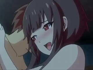 Megumin ve Kazuma yoğun seks yapıyor (Göt Japonca Seks Filmi)
